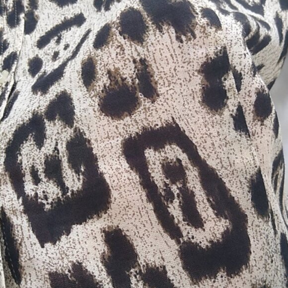 NEW Joe's Jeans Dandy Woven Leopard Blouse - Picture 8 of 12